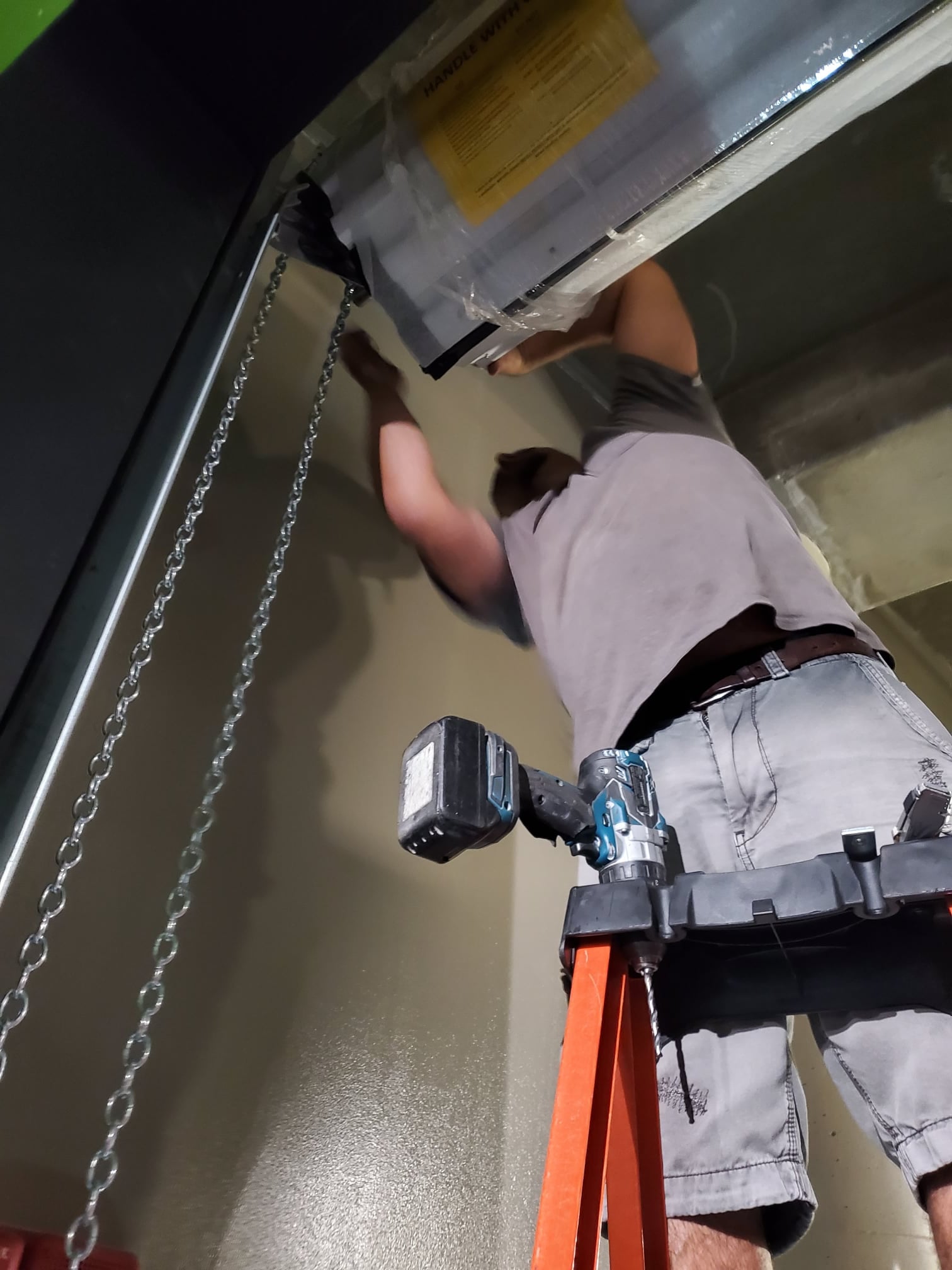 Garage door tracks, rollers, and spring hardware